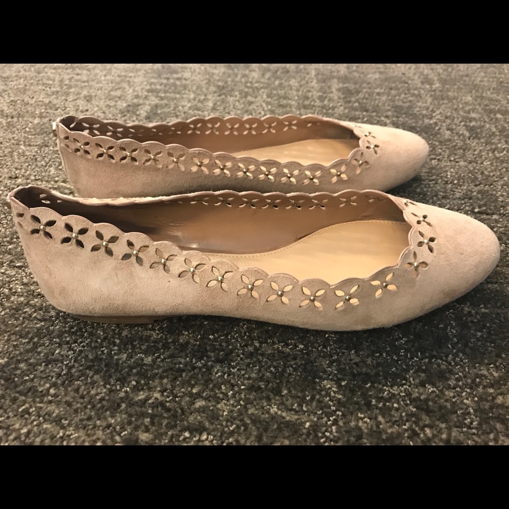 Michael Kors Laser Cut Suede Thalia Flats